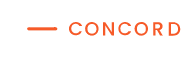 white orange concord logo